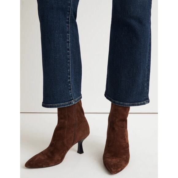 Madewell Curvy Kick Out Crop Jean Colleton Dark Wash Size 26 NEW - Picture 4 of 10